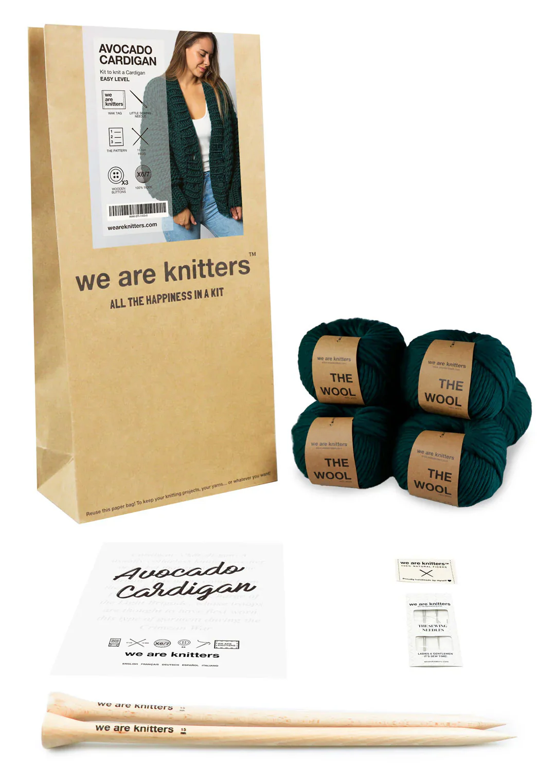 Avocado Cardigan Kit - Premium Version - Image 10