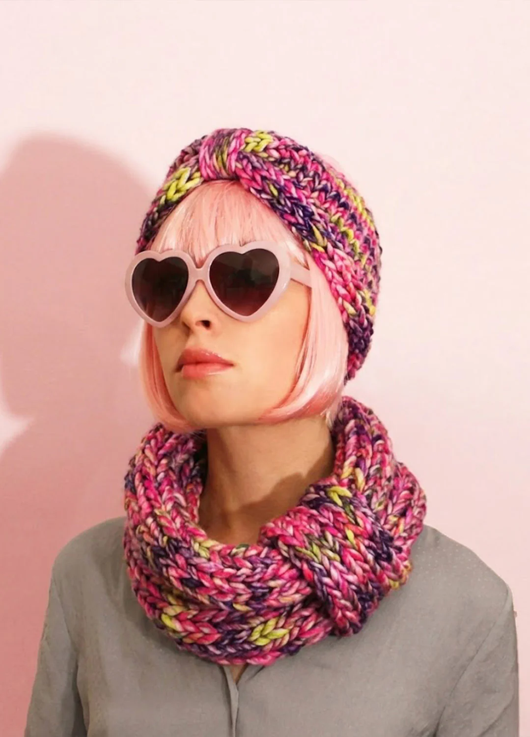 Blueberry Muffin Snood and Headband x @trustthemojo Kit - Candy Twist Version - Image 2