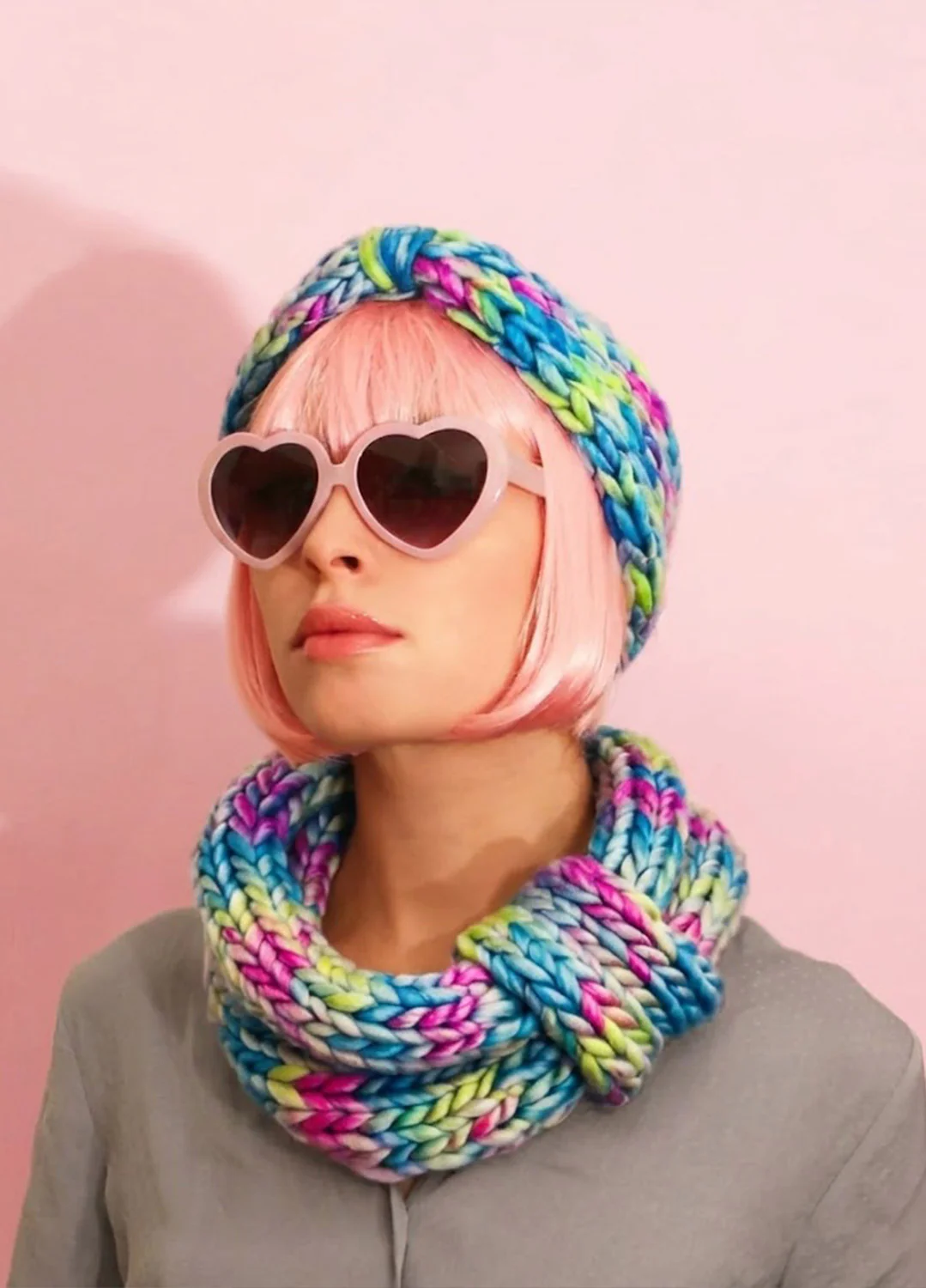 Blueberry Muffin Snood and Headband x @trustthemojo Kit - Candy Twist Version - Image 3