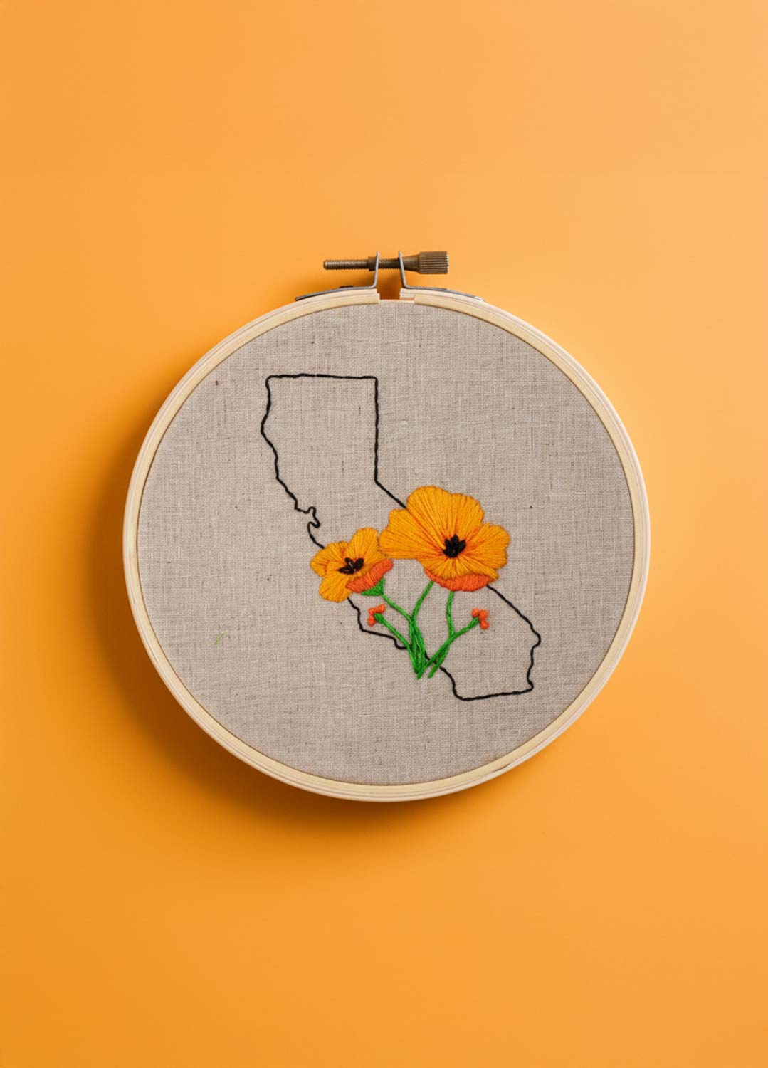 First Kit: Floral State Map Embroidery Kit - Coming Soon - Image 5