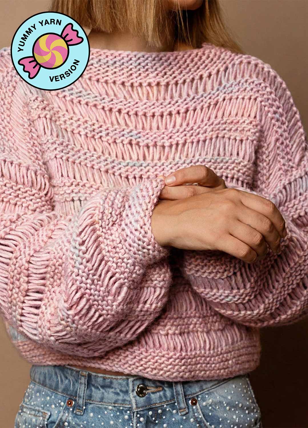 Ginkgo Sweater Kit - Yummy Yarn Fine Version - Image 2