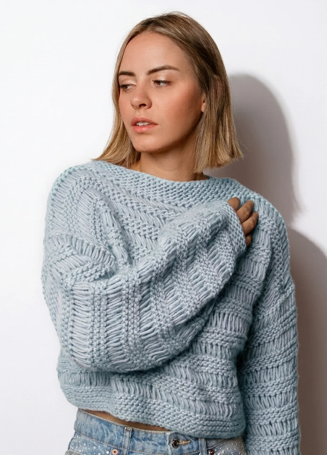Ginkgo Sweater Kit - Yummy Yarn Fine Version - Image 5