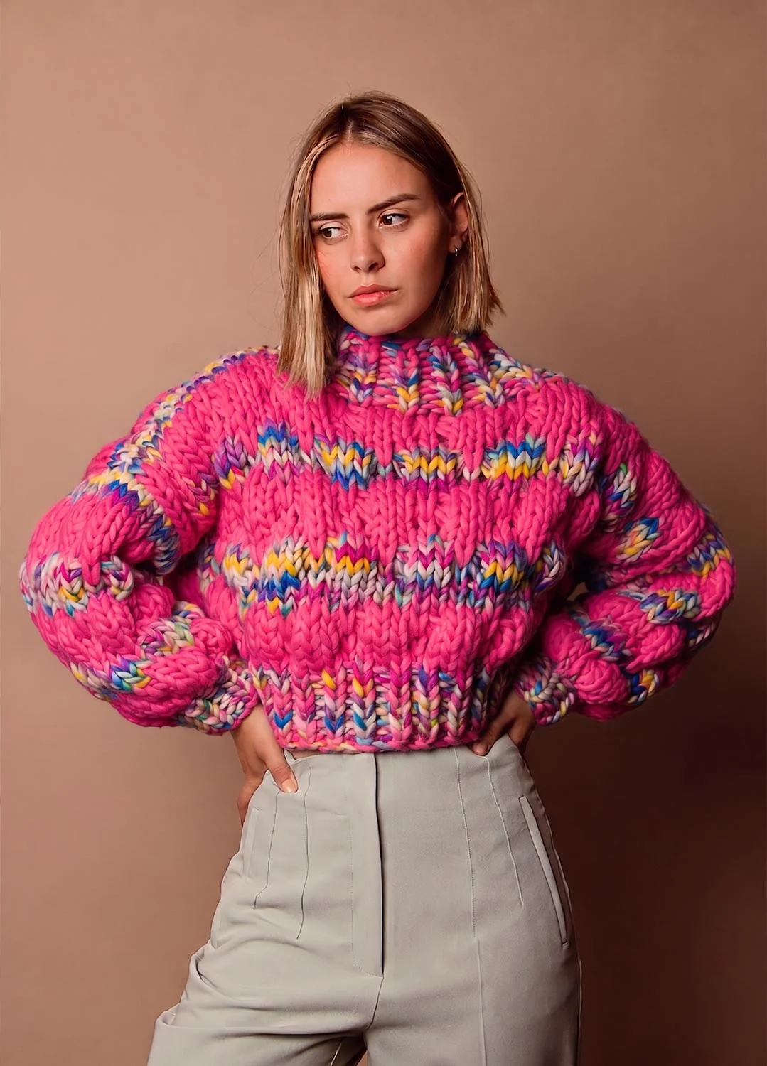 Golden Ash Sweater Kit - Yummy Yarn Version - Image 3