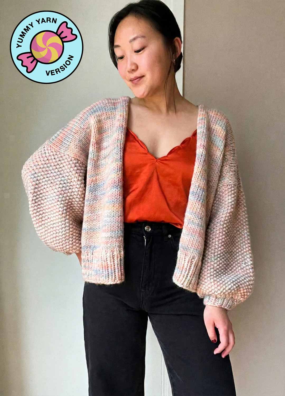 Kobe Cardigan WAK Edition x November Knits Kit - Yummy Version - Image 2