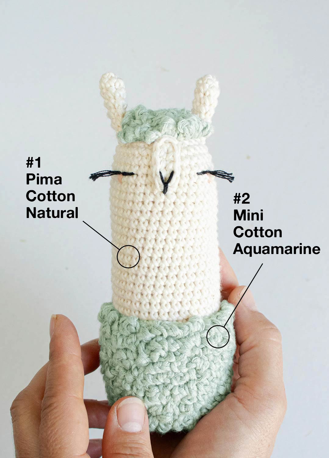 Llama Karl Llamafeld x @lalylaland Amigurumi Kit - Image 3