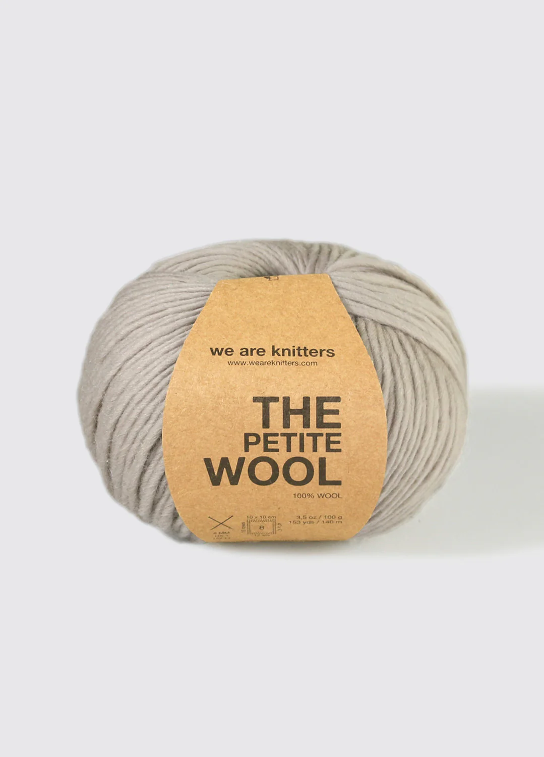 Petite Wool Pearl grey