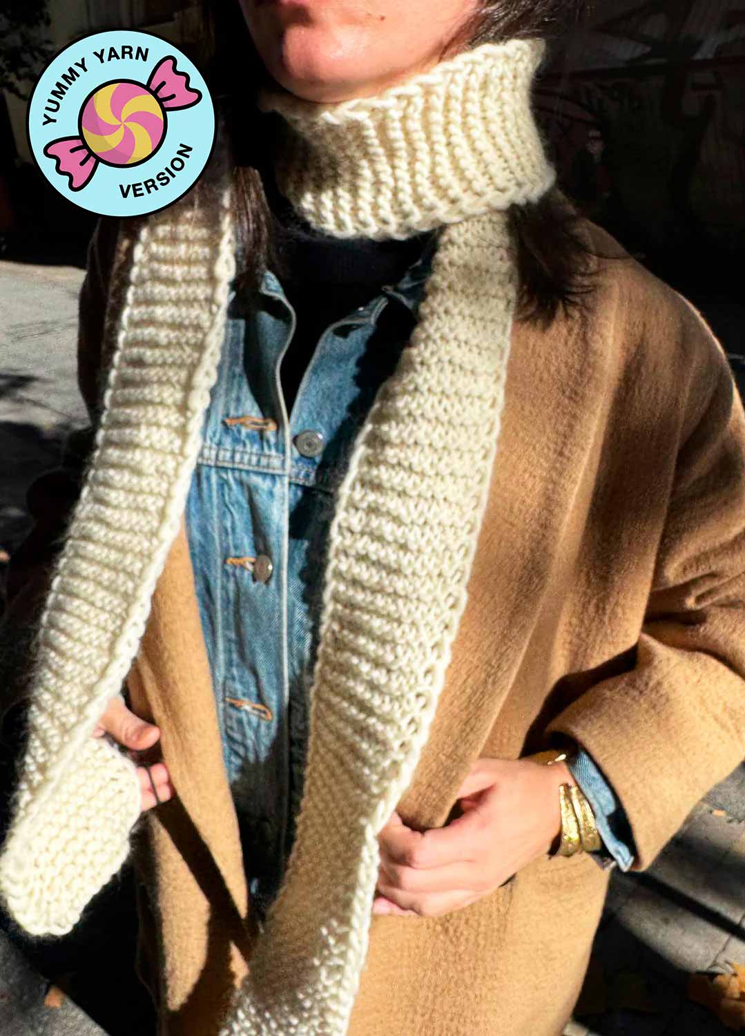 Ribe Scarf Beginner Kit - Yummy Version - Image 6