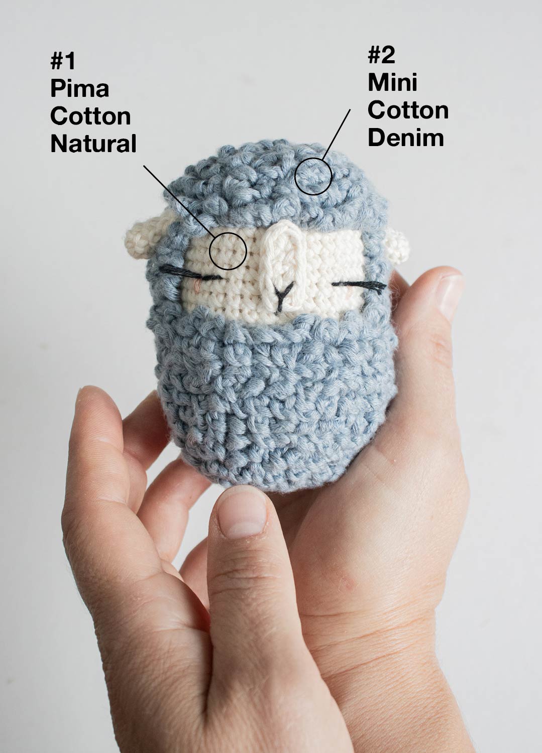 Sheep Jean-Paul Wooltier x @lalylaland Amigurumi Kit - Image 3