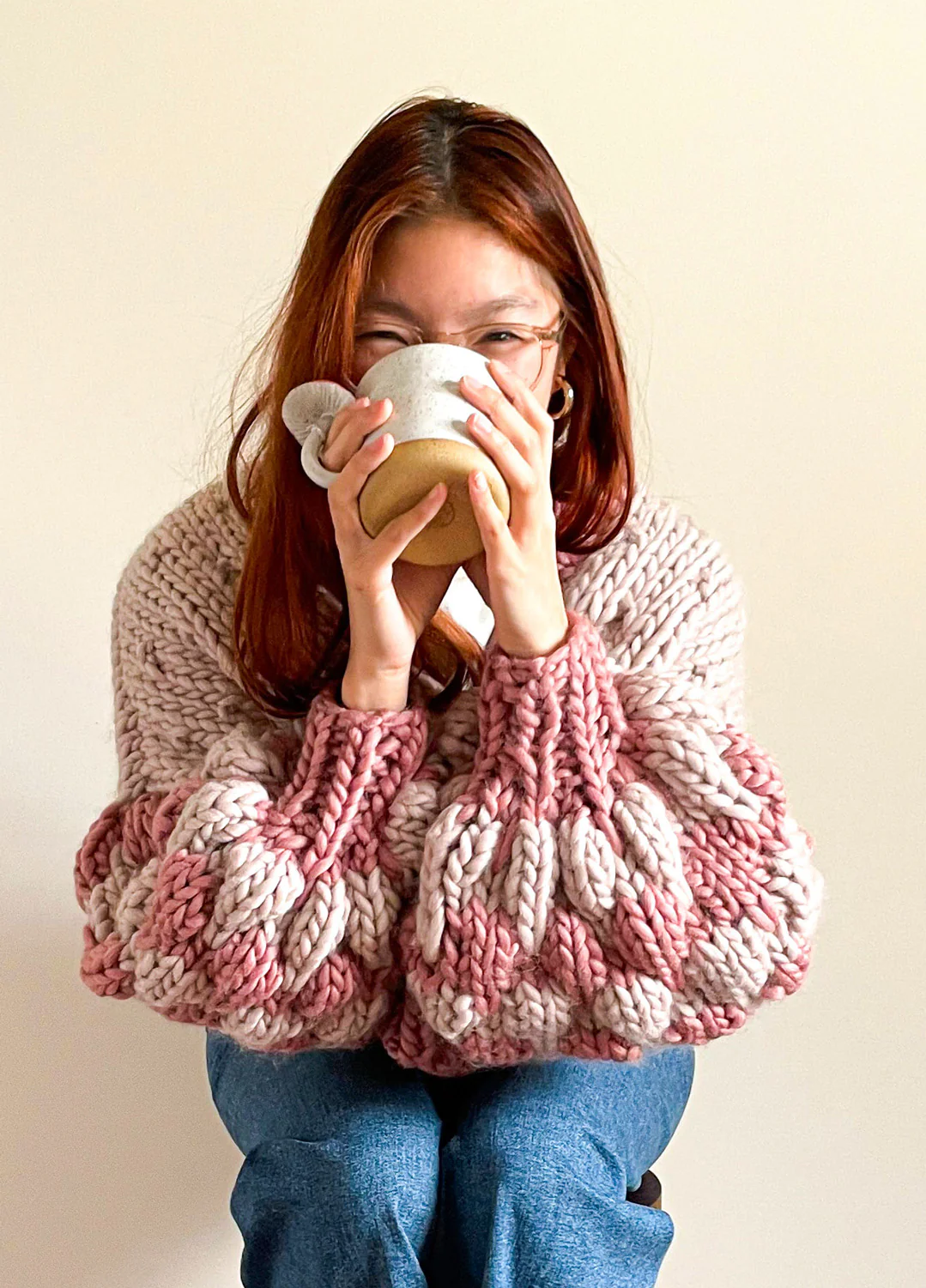 The Social Bubble Cardigan x Beatific Brenda Kit - Image 4