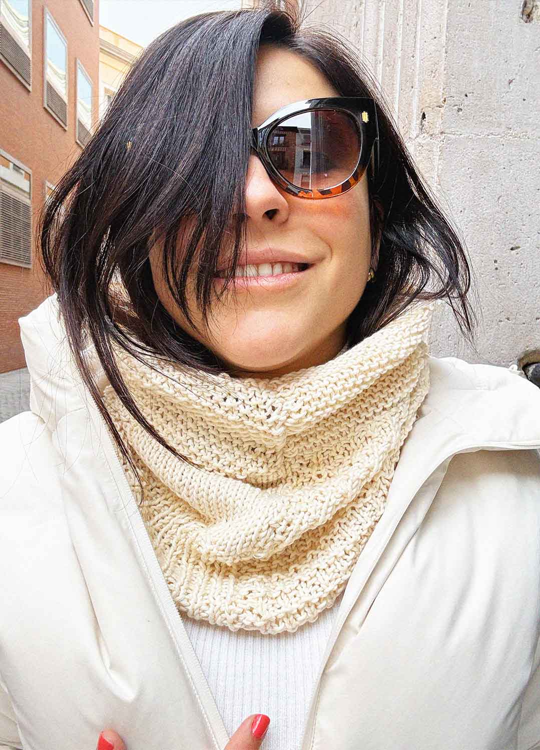 Make your first Cotton Snood - Stitch Sampler: Learn The Basics Knitting Kit - Pima Cotton Version - Image 6