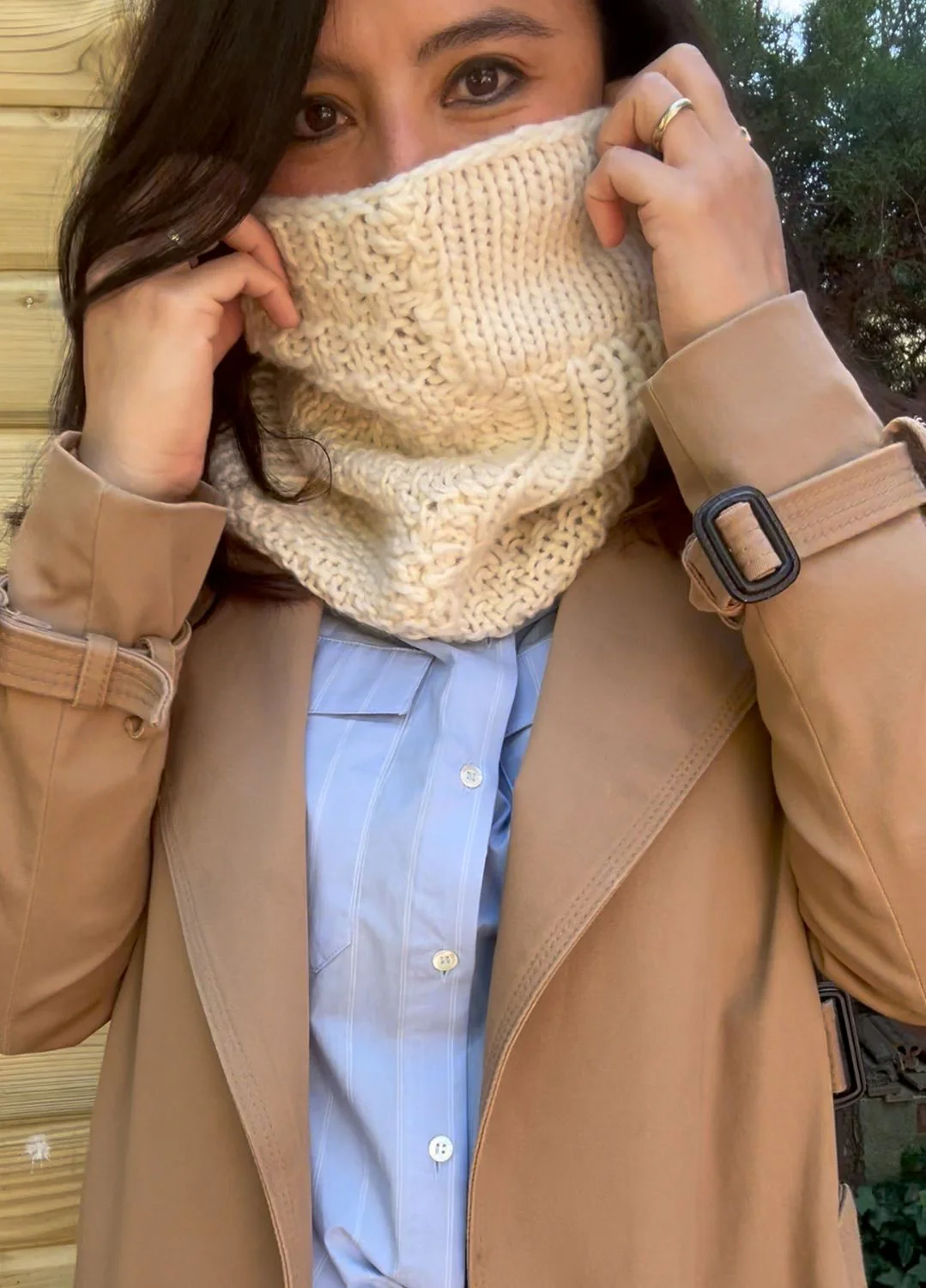 Stitch Sampler Kit: Learn The Basics Knitting Kit - Make your first Snood - Image 2