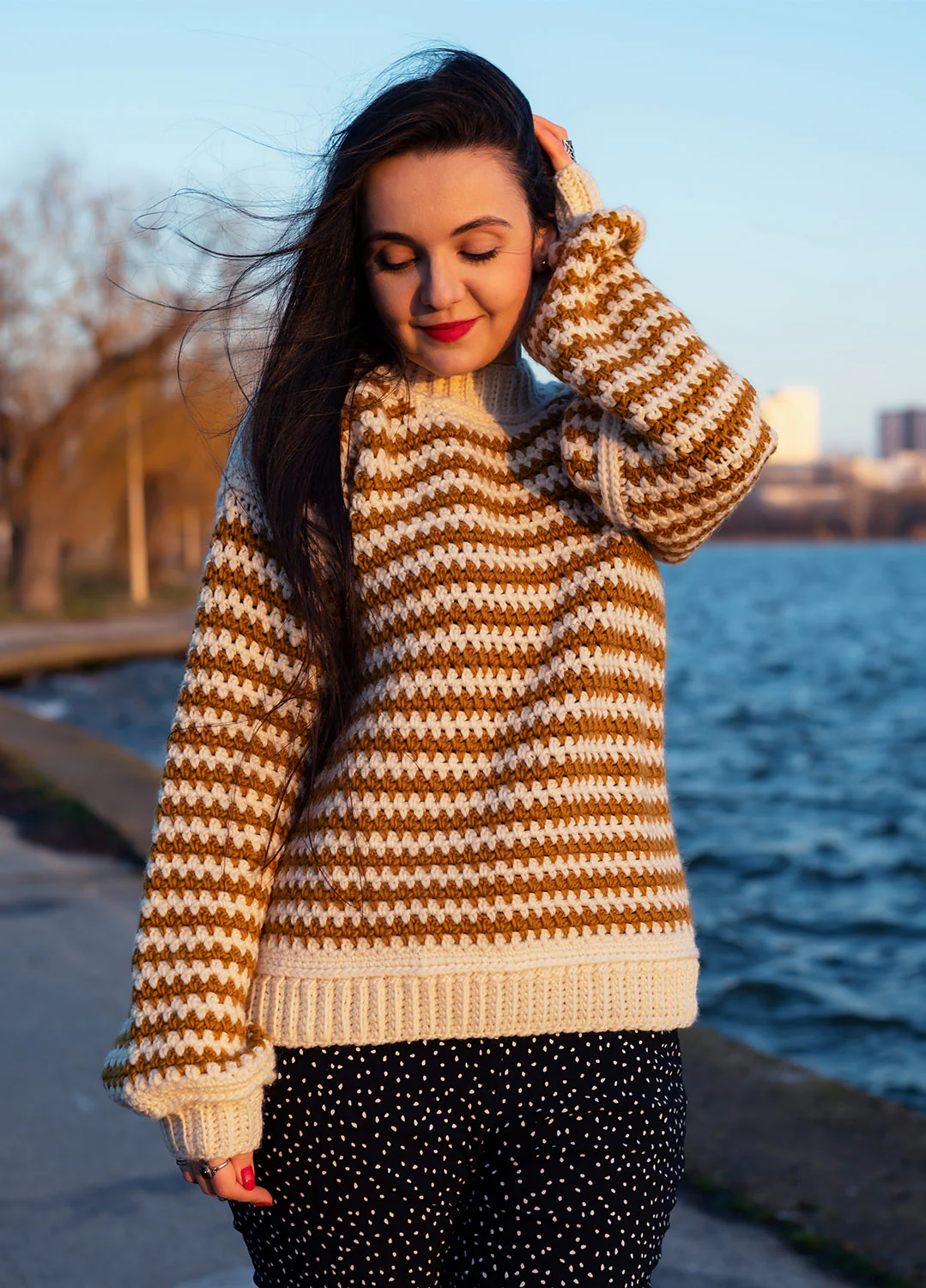 Stripe a Pose Sweater Kit x @crochethighway - Yummy Version - Image 3