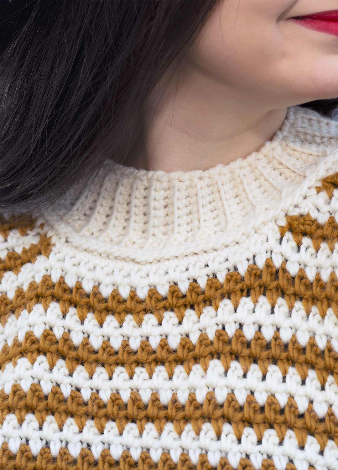 Stripe a Pose Sweater Kit x @crochethighway - Yummy Version - Image 8