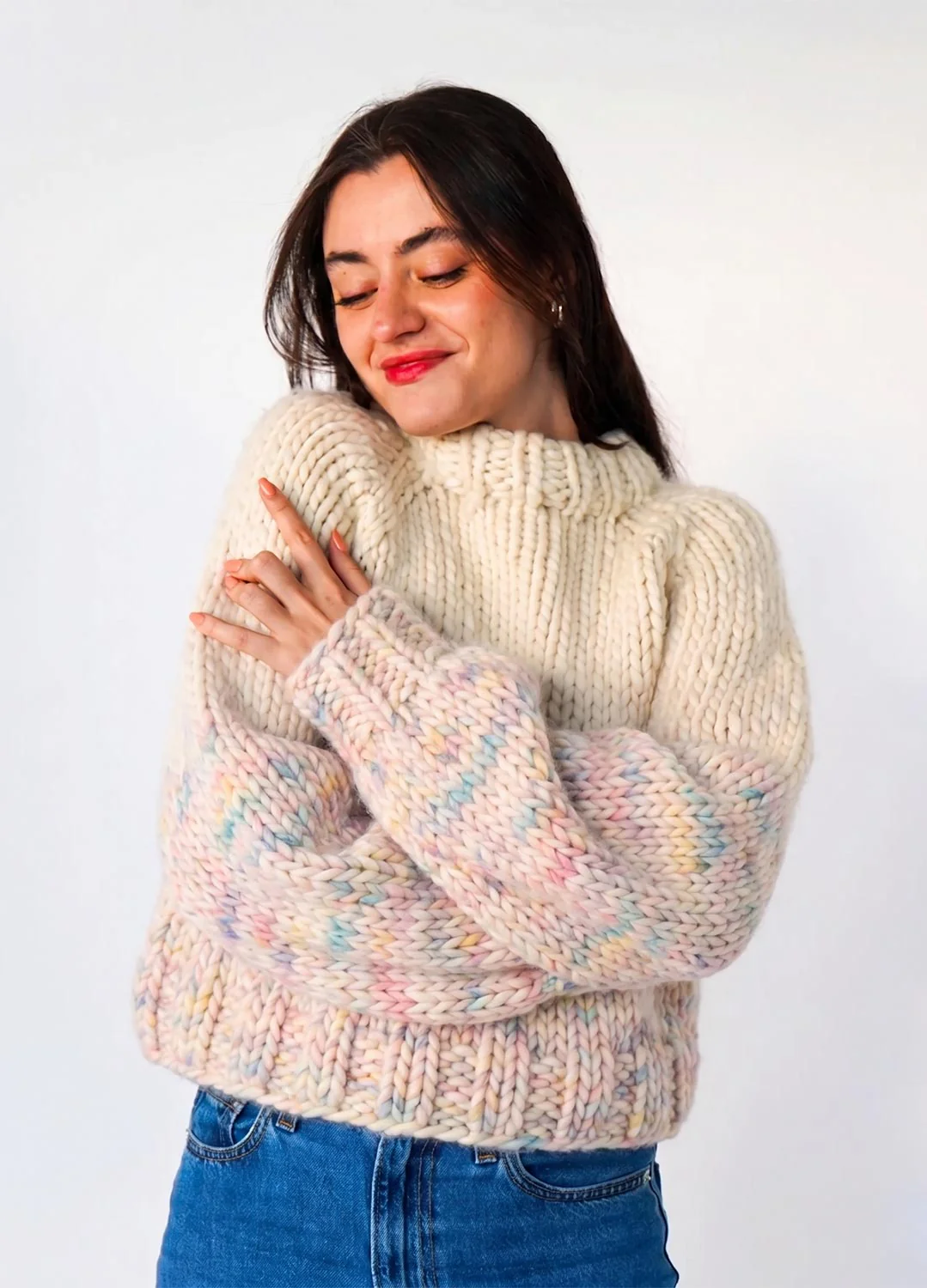 The Rainbow Sweater Kit x @paula.on.knits - Image 5