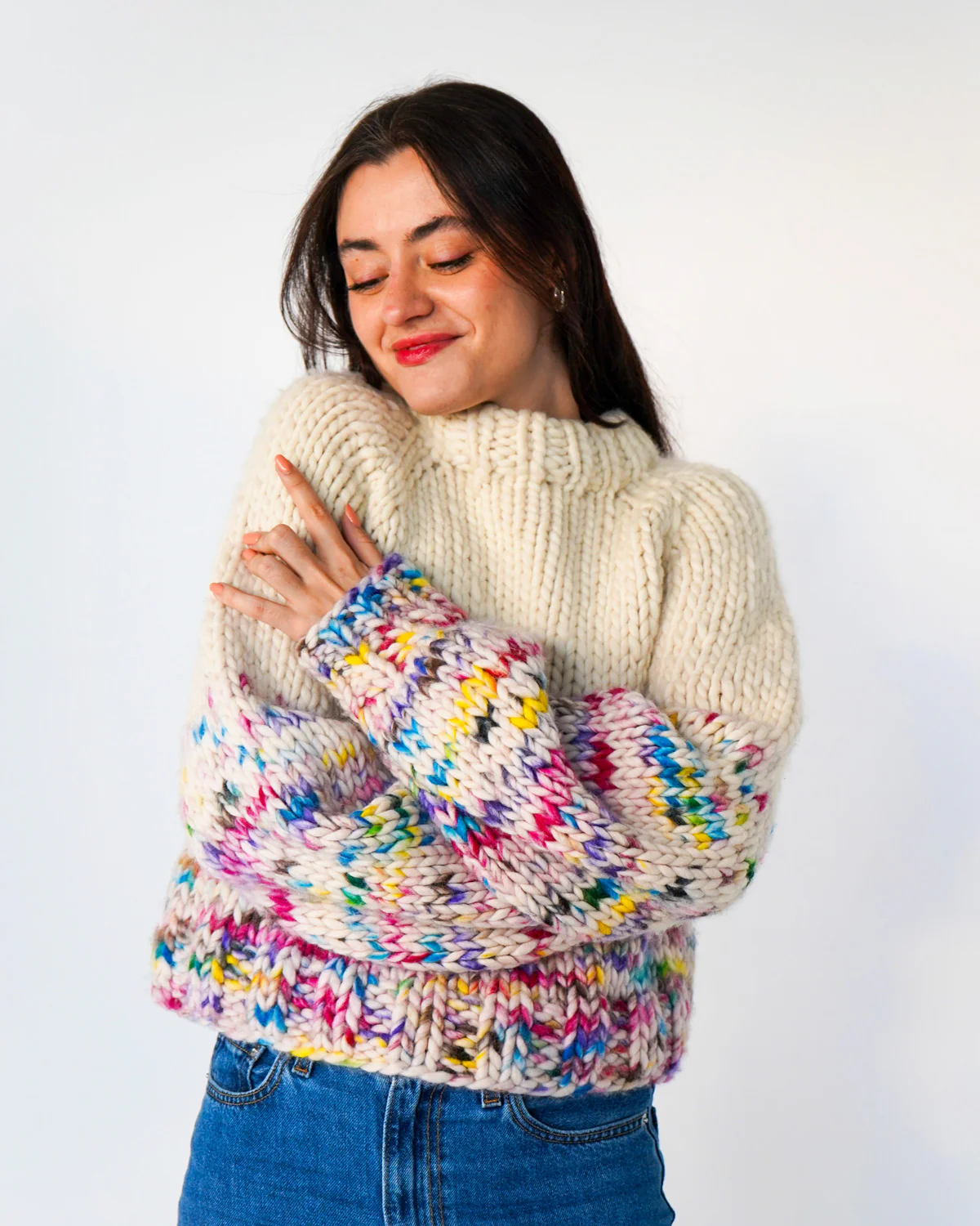 2 Kits Bundle | Simone Cardigan + Rainbow Sweater - Image 6