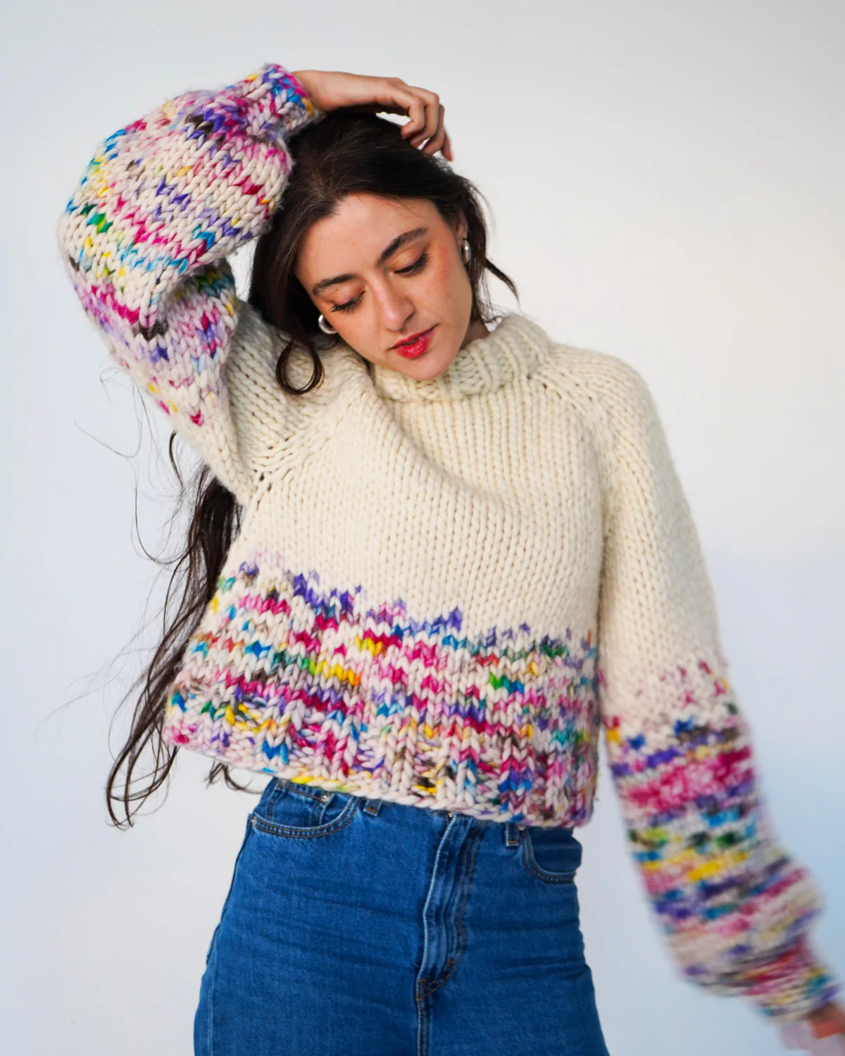 2 Kits Bundle | Simone Cardigan + Rainbow Sweater - Image 11