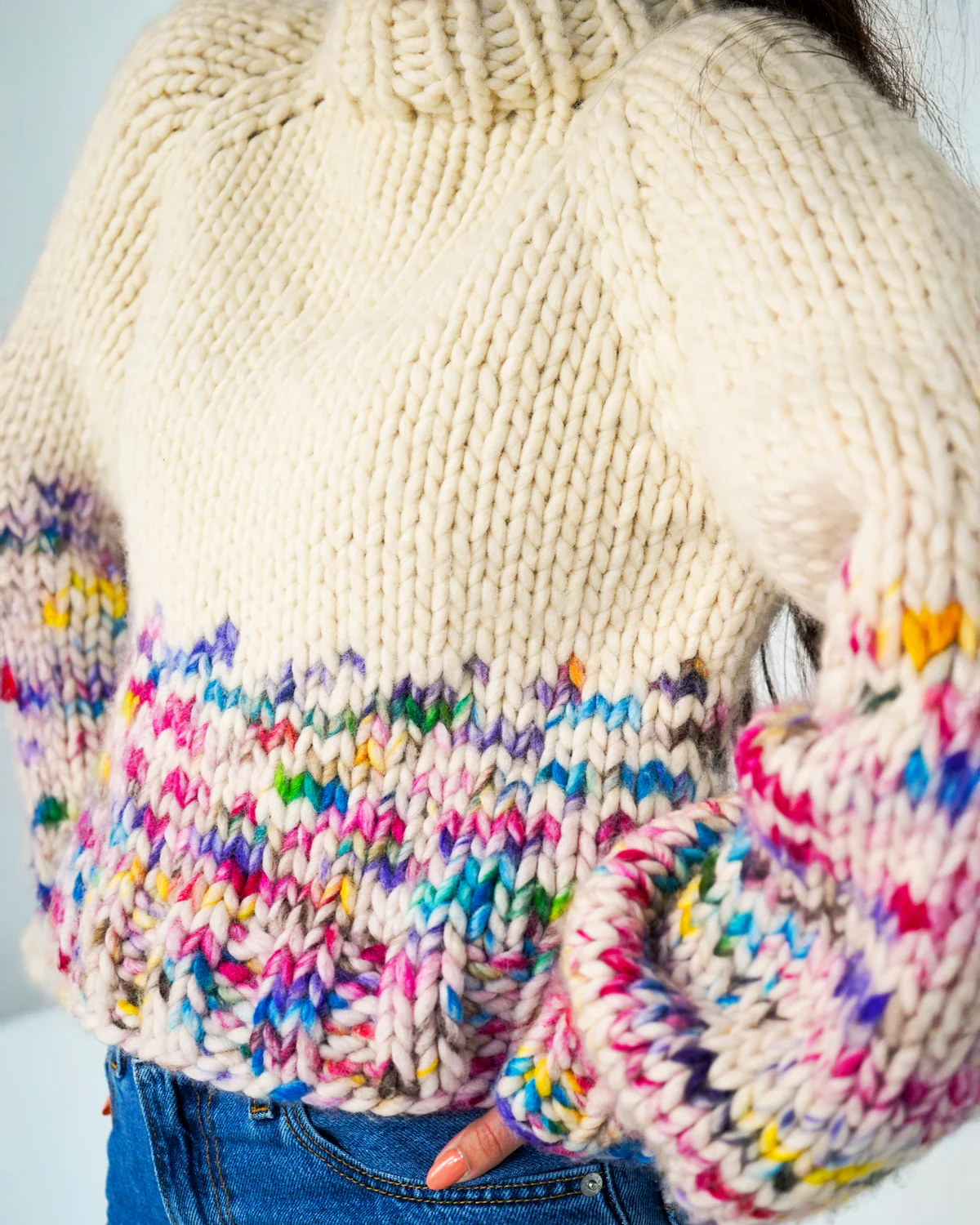 2 Kits Bundle | Simone Cardigan + Rainbow Sweater - Image 8