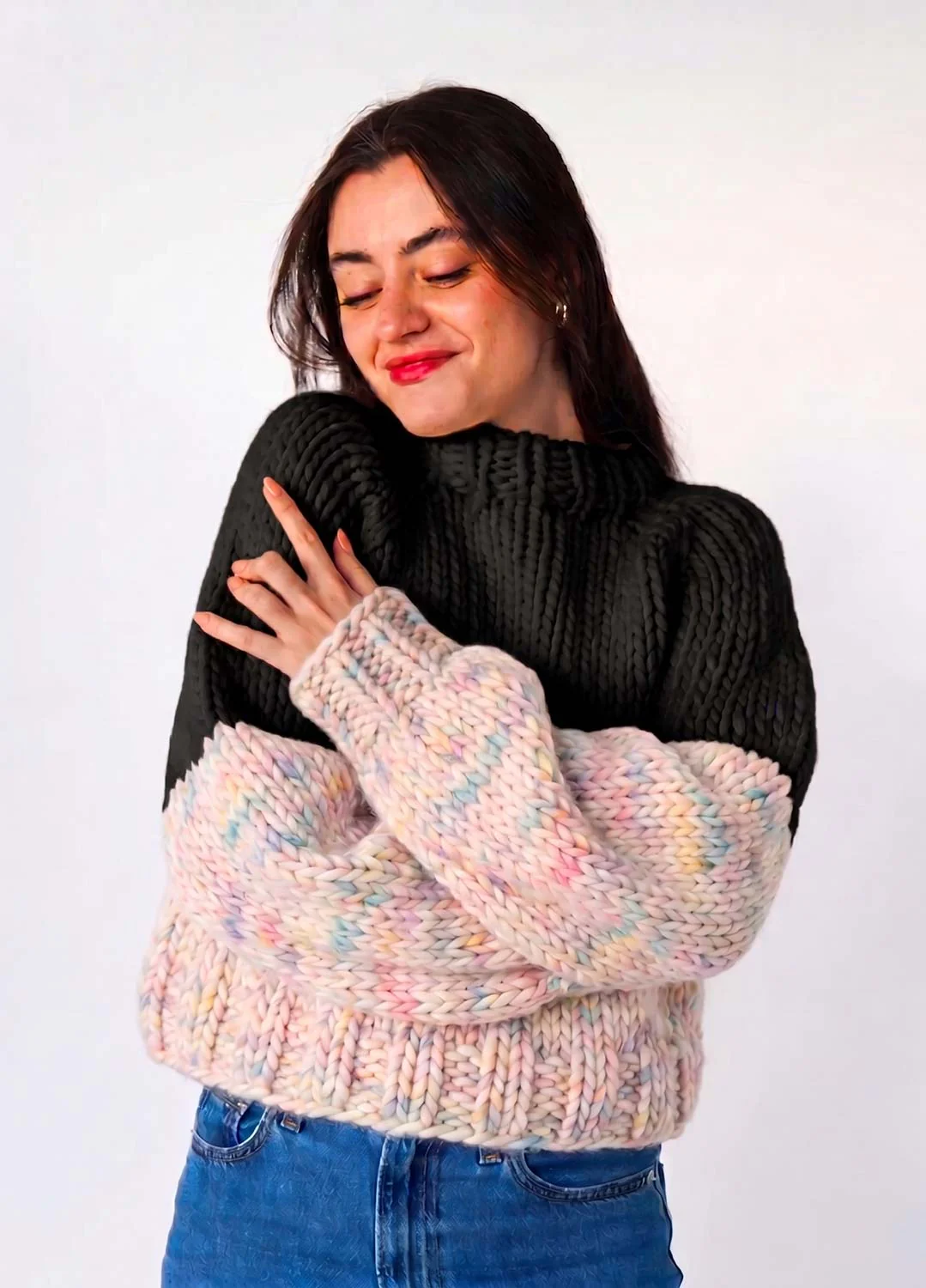 The Rainbow Sweater Kit x @paula.on.knits - Yummy Yarn Version - Image 7