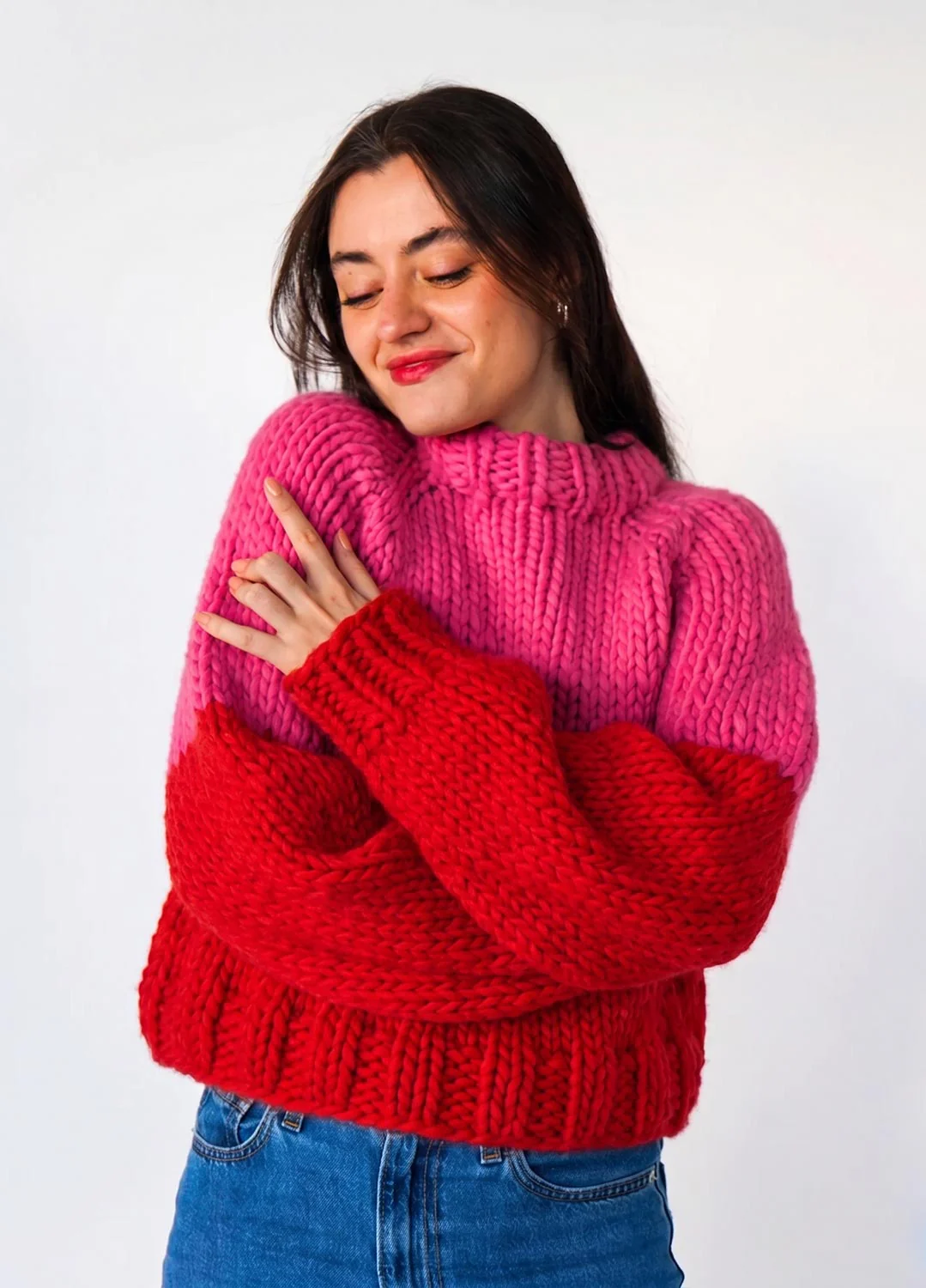 The Rainbow Sweater Kit x @paula.on.knits - Yummy Yarn Version - Image 9