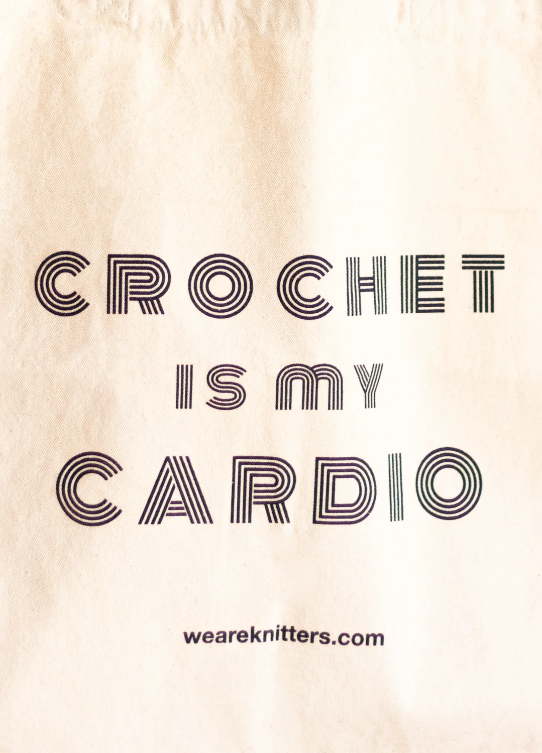 Tote Bag: Crochet is my Cardio - Image 2