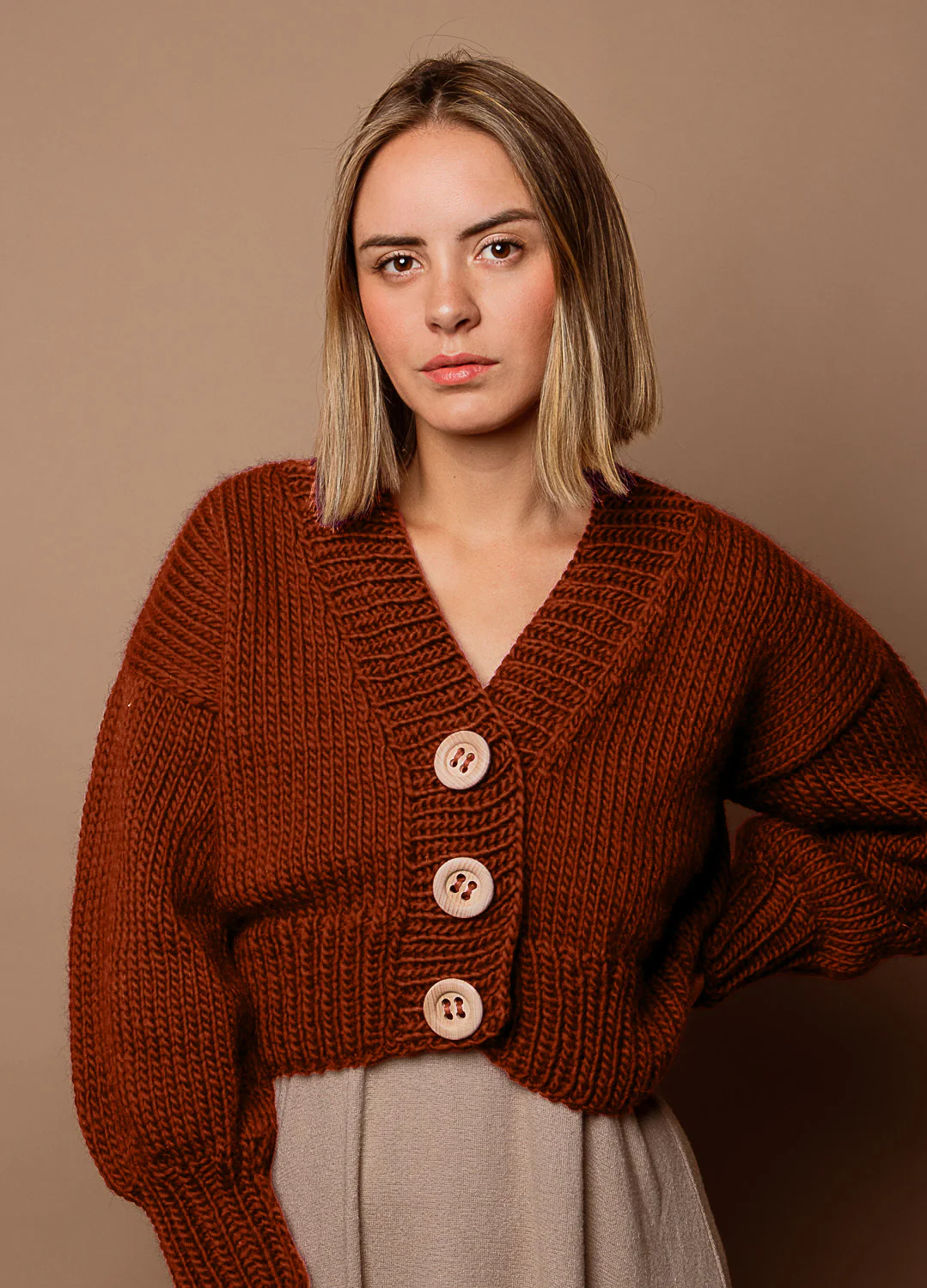 Tupelo Cardigan Kit - Yummy Yarn Fine Version - Image 9
