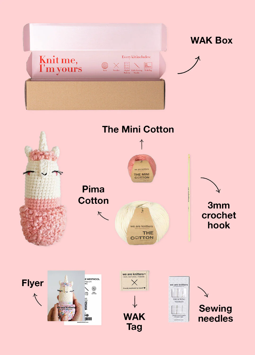 Unicorn Vivienne Westwool x @lalylaland Amigurumi Kit - Image 2