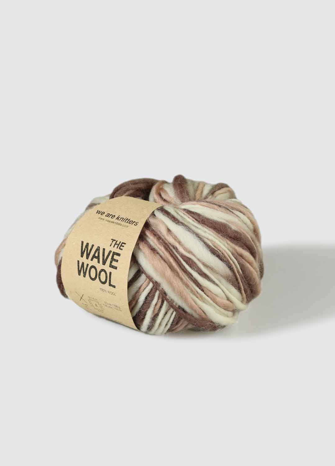 The Wave Wool Brown Tie Dye - Limited Edition - Image 3