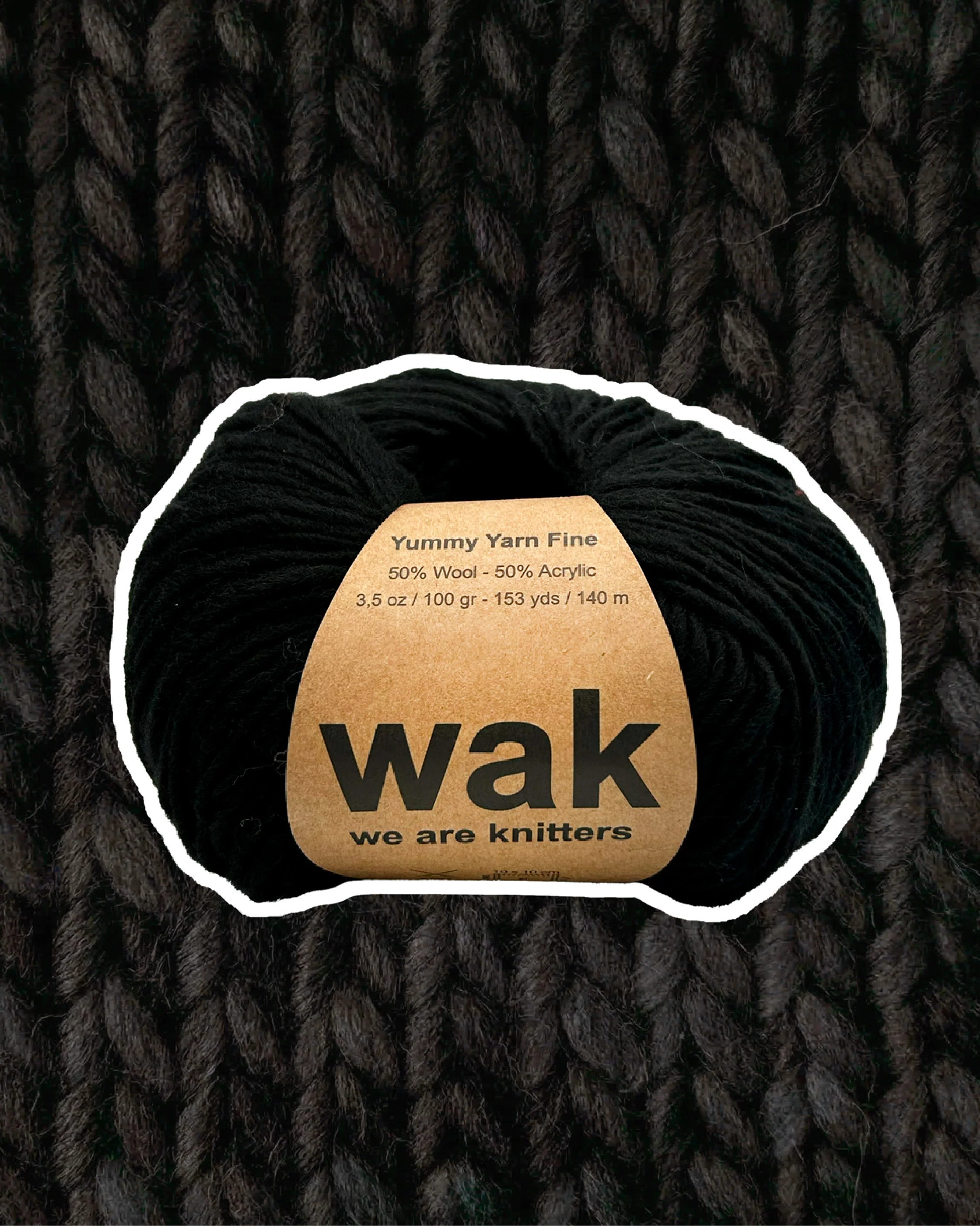 Yummy Yarn Fine Black - Image 4