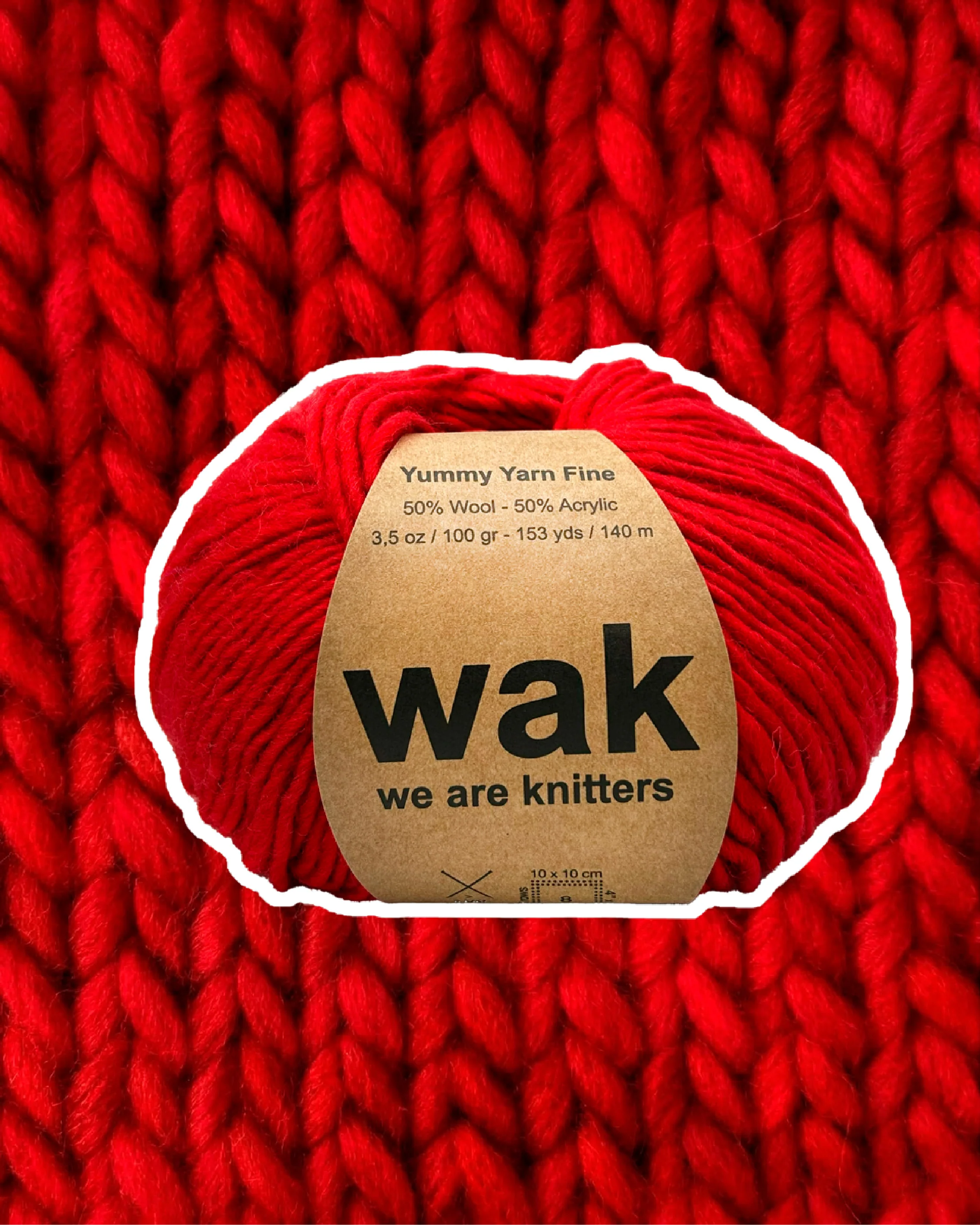 Yummy Yarn Fine Red - Image 4