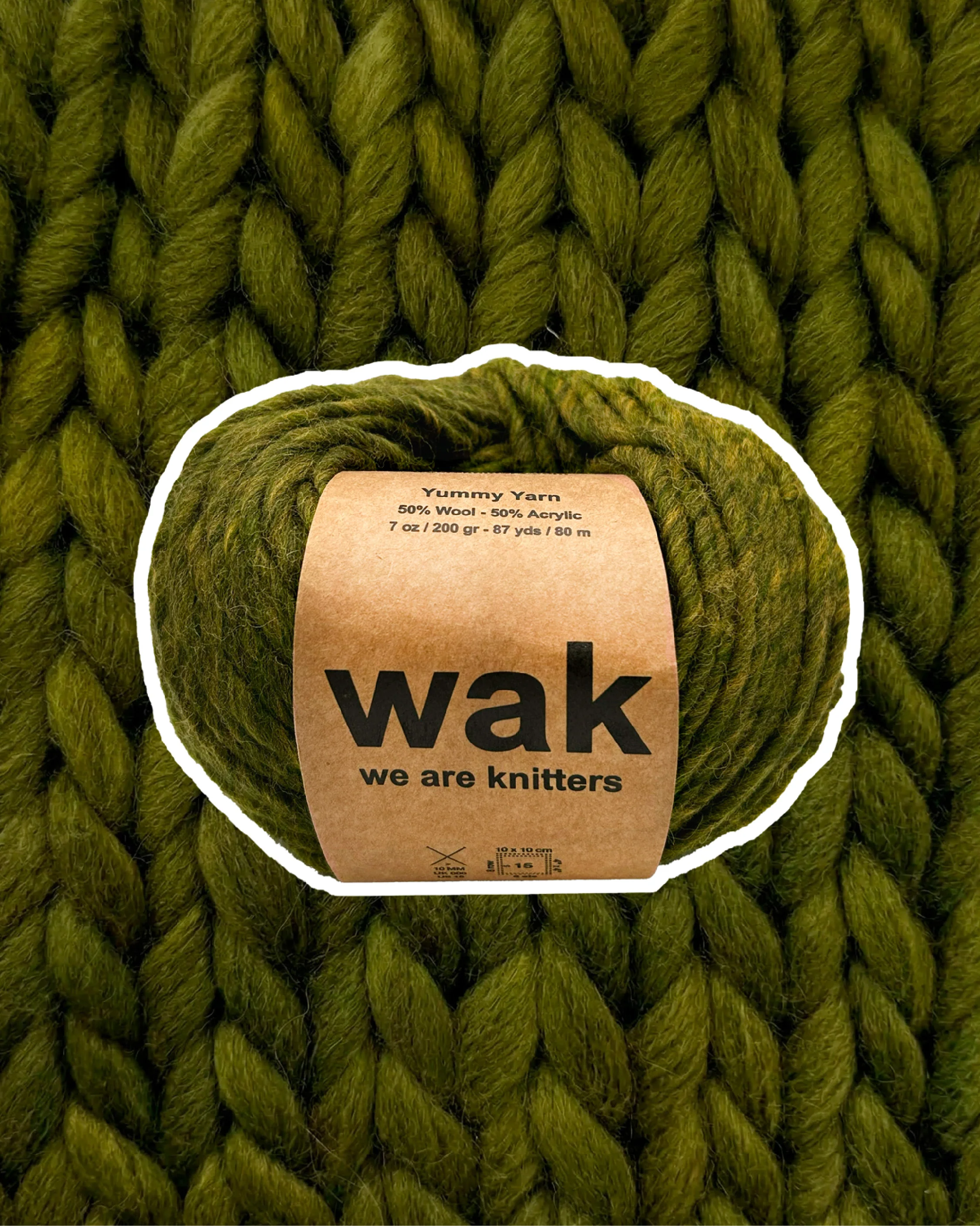 Yummy Yarn Olive - Image 4