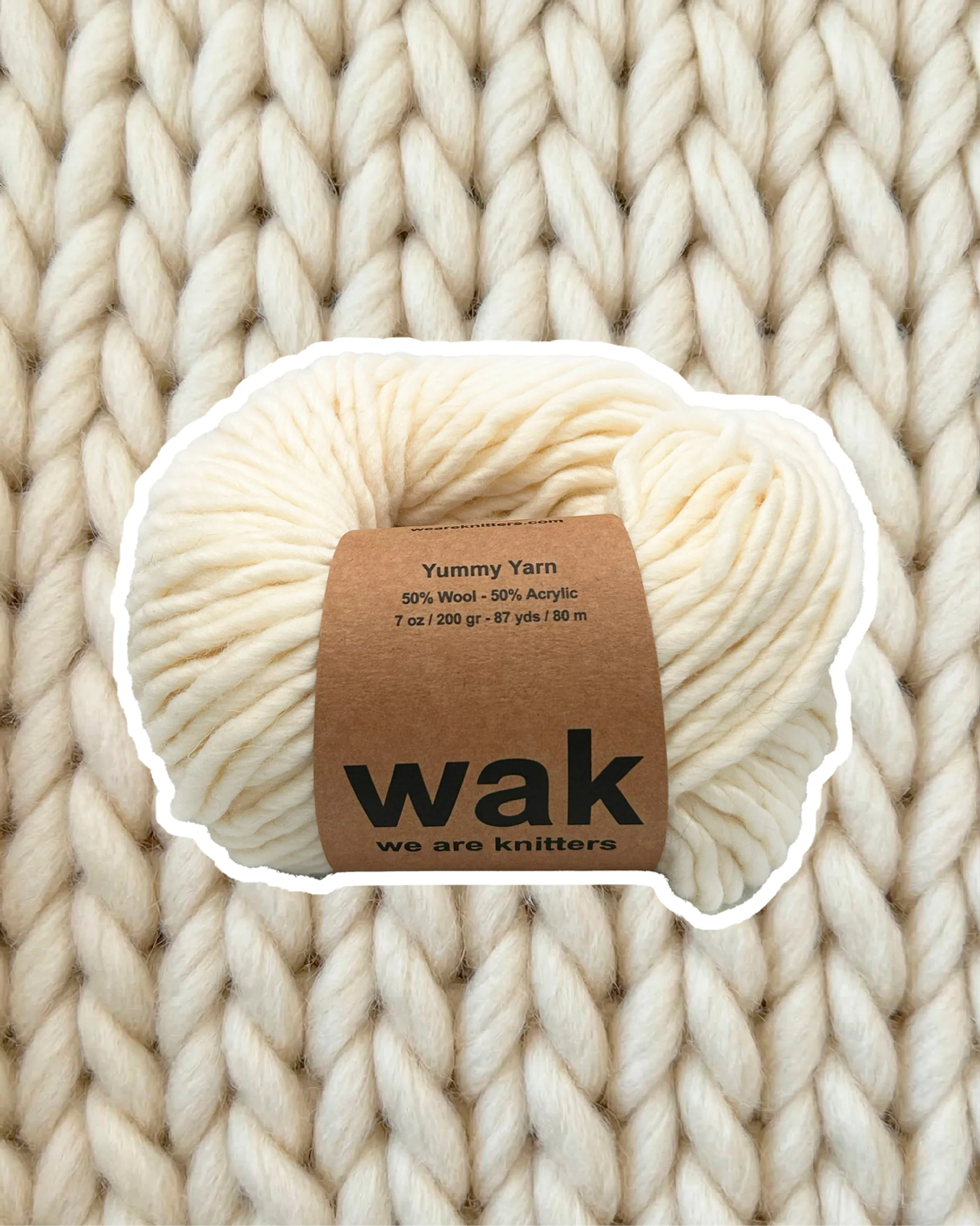 Yummy Yarn White - Image 4